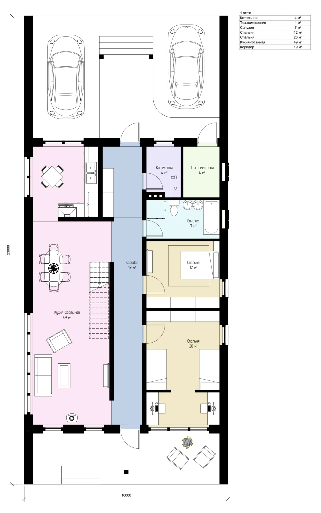 Каркасный дом «Харальд» — планировка 5